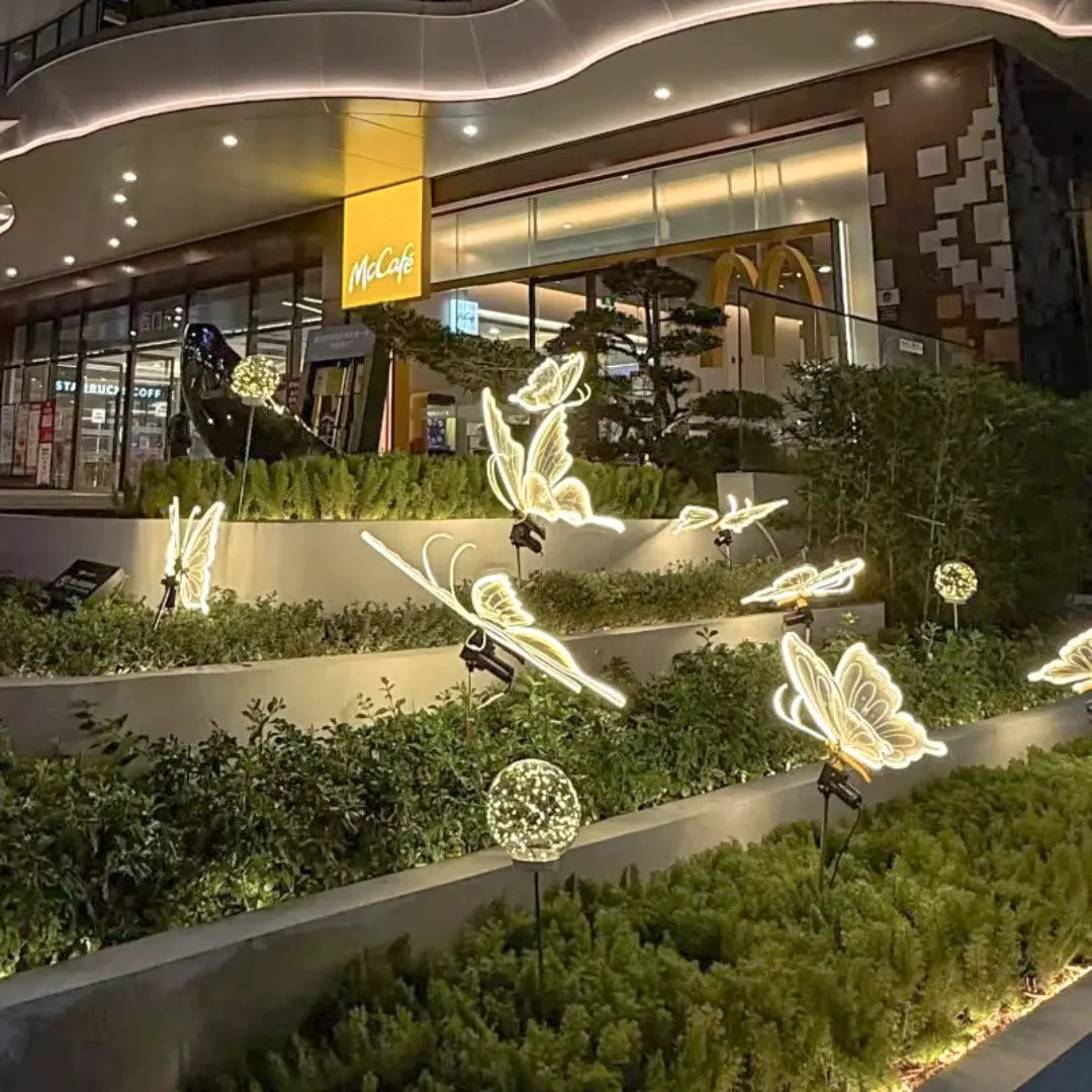 Borboleta De Led 60cm C/ Movimento Nas Asas Decoração Bivolt – imagem 2